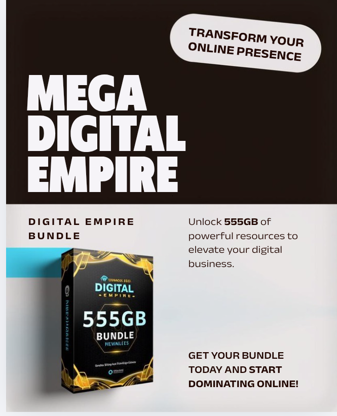 The Ultimate Mega Digital Empire — 555GB of Pure Digital Power